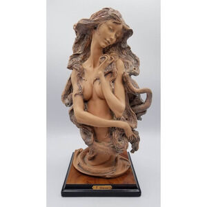 Vintage 1989 Giuseppe Armani Figurine, Eve's Bust, Limited #593/1000, ~13"H